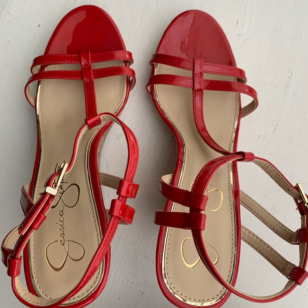 Jessica Simpson wedges size 10 - like new! 🥰